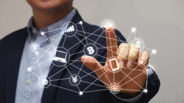 なんかかっこよく物流の流れを指し示している人